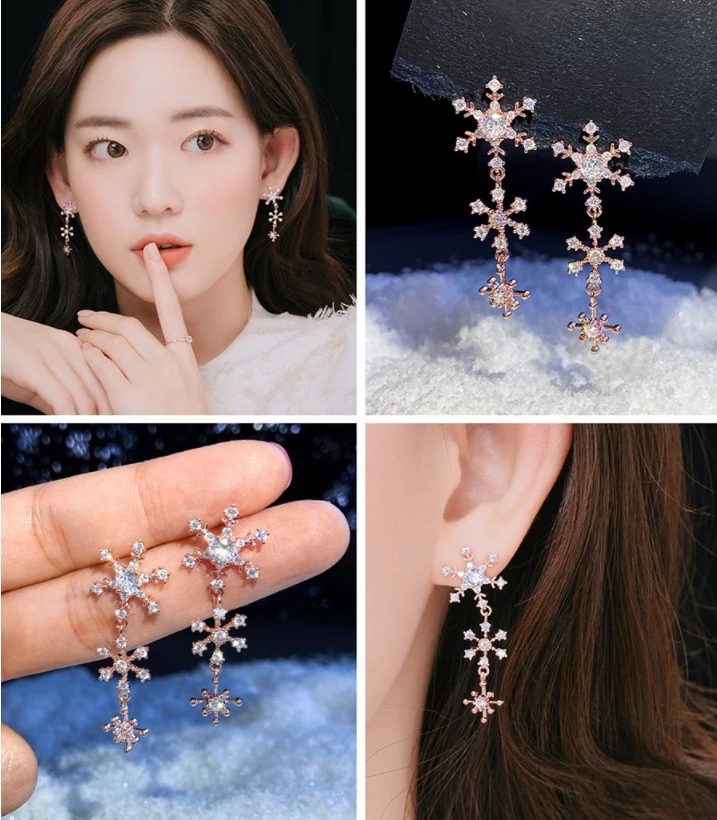 Wing Bling Earrings For Women Silver X One Size 3 Wing Bling Earrings For Women Silver X One Size