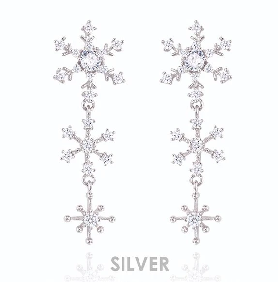 Wing Bling Earrings For Women Silver X One Size 7 Wing Bling Earrings For Women Silver X One Size - Image 5