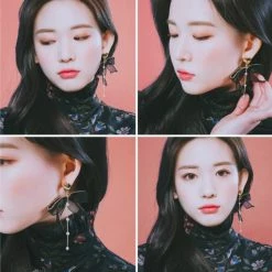 Wing Bling Earrings For Women White X Earring