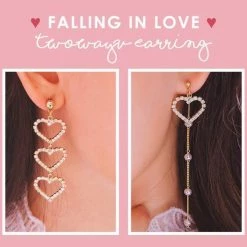 Wing Bling Earrings For Women Silver X Piercing -Wing Bling Online Shop org 3721