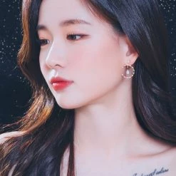 Wing Bling Casual Style Street Style Elegant Style Earrings For Women Pinkgold X One Size -Wing Bling Online Shop org 377