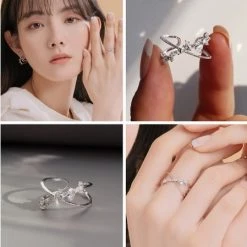 Wing Bling Rings For Women Silver X One Size -Wing Bling Online Shop org 3786