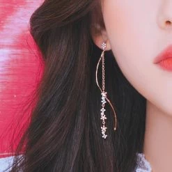 Wing Bling Casual Style Street Style Earrings For Women Pink System X Earrings -Wing Bling Online Shop org 383