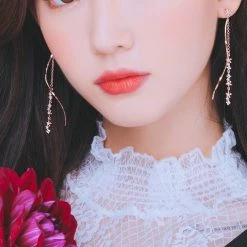 Wing Bling Casual Style Street Style Earrings For Women Pink System X Earrings -Wing Bling Online Shop org 389