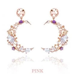 Wing Bling Earrings For Women Pink X Piercing 12 Wing Bling Earrings For Women Pink X Piercing -Wing Bling Online Shop org 3899