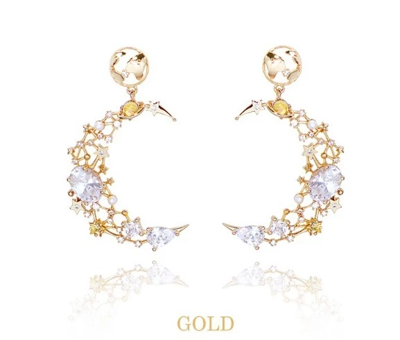 Wing Bling Earrings For Women Pink X Piercing 6 Wing Bling Earrings For Women Pink X Piercing - Image 4