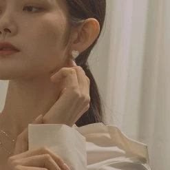 Wing Bling Casual Style Street Style Elegant Style Earrings For Women Silver X One Size -Wing Bling Online Shop org 4038