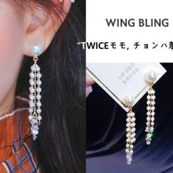 Wing Bling Casual Style Street Style Elegant Style Earrings For Women Gold X One Size