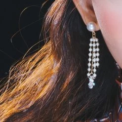 Wing Bling Casual Style Street Style Elegant Style Earrings For Women Gold X One Size -Wing Bling Online Shop org 4048