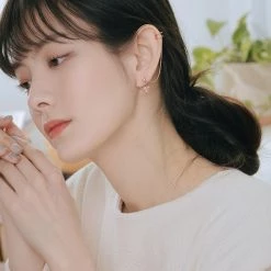 Wing Bling Casual Style Street Style Party Style Elegant Style Earrings For Women Silver X One Size -Wing Bling Online Shop org 405