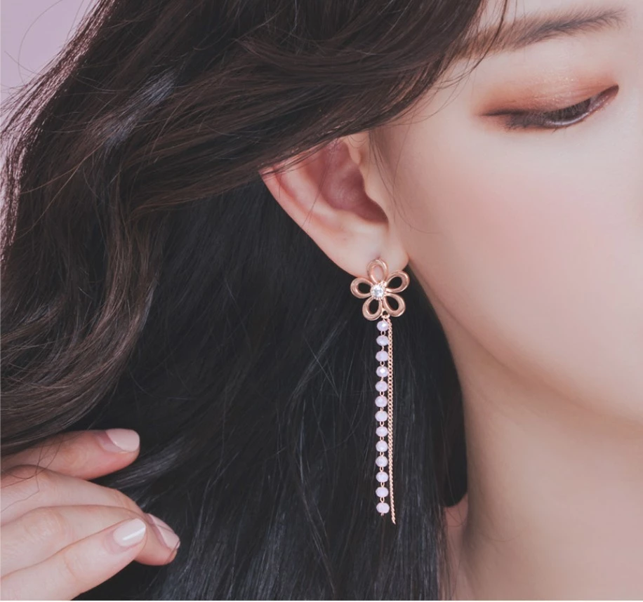 Wing Bling Casual Style Street Style Elegant Style Earrings For Women Pinkgold X One Size 5 Wing Bling Casual Style Street Style Elegant Style Earrings For Women Pinkgold X One Size - Image 3
