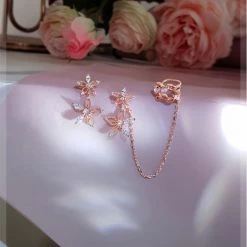 Wing Bling Casual Style Street Style Party Style Elegant Style Earrings For Women Silver X One Size -Wing Bling Online Shop org 409
