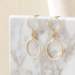 Wing Bling Casual Style Street Style Party Style Elegant Style Earrings For Women Gold X One Size -Wing Bling Online Shop org 4118