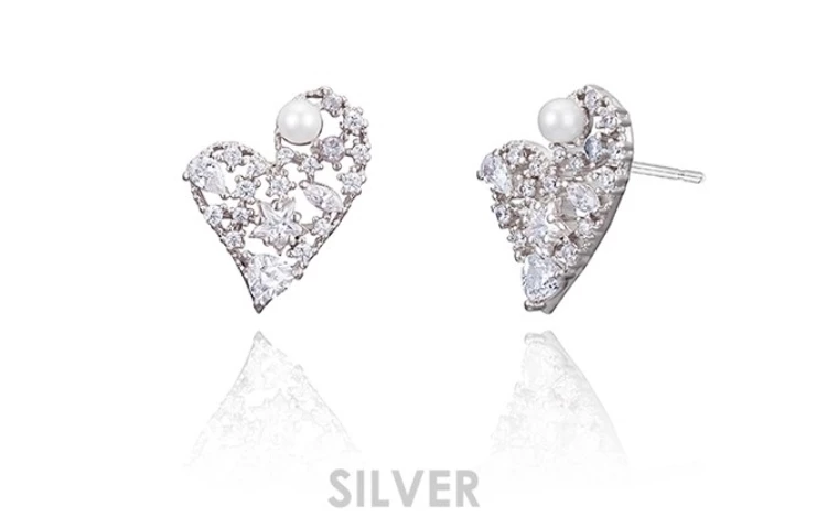 Wing Bling Casual Style Street Style Party Style Elegant Style Earrings For Women Silver (earrings) X One Size 14 Wing Bling Casual Style Street Style Party Style Elegant Style Earrings For Women Silver (earrings) X One Size - Image 12