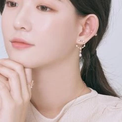 Wing Bling Casual Style Street Style Party Style Elegant Style Earrings For Women Pink X One Size -Wing Bling Online Shop org 4176