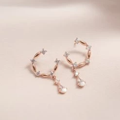 Wing Bling Casual Style Street Style Party Style Elegant Style Earrings For Women Pink X One Size -Wing Bling Online Shop org 4179