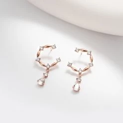 Wing Bling Casual Style Street Style Party Style Elegant Style Earrings For Women Pink X One Size -Wing Bling Online Shop org 4180