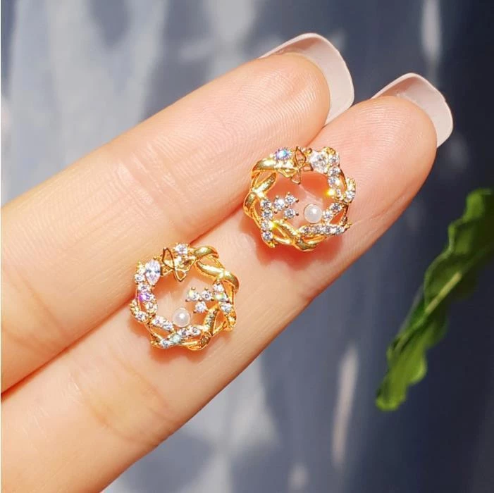 Wing Bling Earrings For Women Rose X Earring 4 Wing Bling Earrings For Women Rose X Earring - Image 2