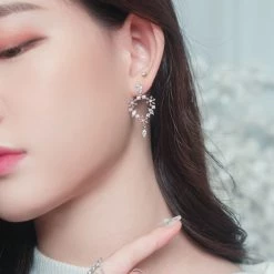 Wing Bling Casual Style Silver Platinum With Jewels Office Style For Women Pink X One Size -Wing Bling Online Shop org 4263