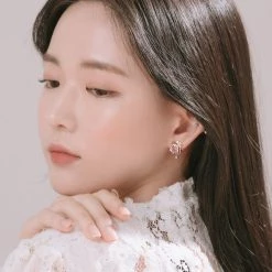 Wing Bling Casual Style Street Style Party Style Elegant Style Earrings For Women Pink (earrings) X One Size -Wing Bling Online Shop org 4270