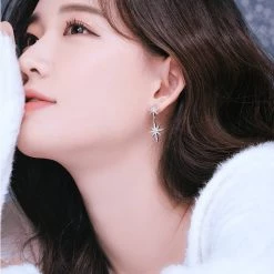 Wing Bling Casual Style Street Style Elegant Style Earrings For Women Silver X Free -Wing Bling Online Shop org 4306