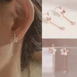 Wing Bling Casual Style Street Style Handmade Party Style Office Style For Women Rose Gold X One Size