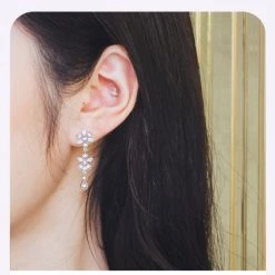 Wing Bling Earrings For Women Silver X Free -Wing Bling Online Shop org 4336