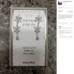 Wing Bling Earrings For Women Silver X Free -Wing Bling Online Shop org 4344