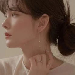 Wing Bling Casual Style Street Style Party Style Elegant Style Earrings For Women Silver X One Size -Wing Bling Online Shop org 4408