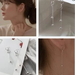 Wing Bling Casual Style Street Style Party Style Elegant Style Earrings For Women Silver X One Size -Wing Bling Online Shop org 4412