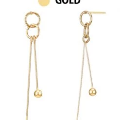 Wing Bling Casual Style Street Style Party Style Elegant Style Earrings For Women Silver X One Size -Wing Bling Online Shop org 4413