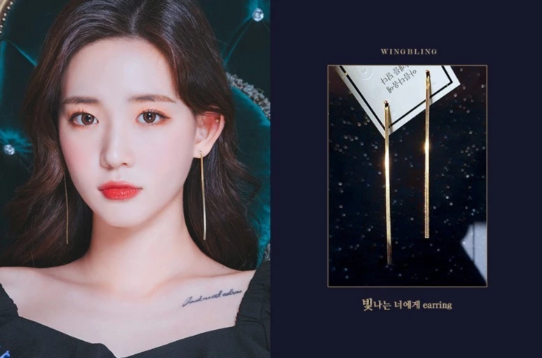 Wing Bling Earrings For Women Pink X Piercing 10 Wing Bling Earrings For Women Pink X Piercing - Image 8