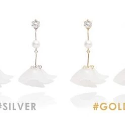 Wing Bling Earrings For Women Silver X Piercing -Wing Bling Online Shop org 4481