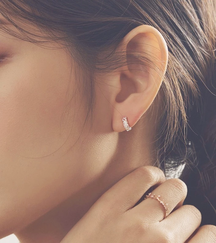 Wing Bling Earrings For Women Champagne X One Size 4 Wing Bling Earrings For Women Champagne X One Size - Image 2