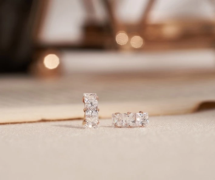 Wing Bling Earrings For Women Champagne X One Size 7 Wing Bling Earrings For Women Champagne X One Size - Image 5