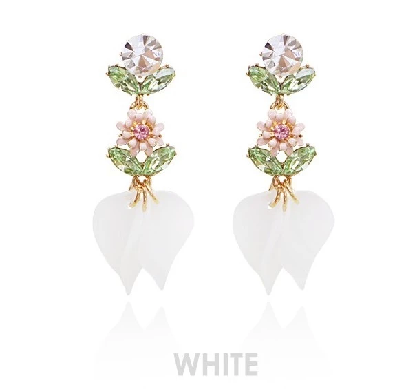 Wing Bling Earrings For Women White X Earring 6 Wing Bling Earrings For Women White X Earring - Image 4