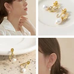 Wing Bling Earrings For Women Gold X One Size