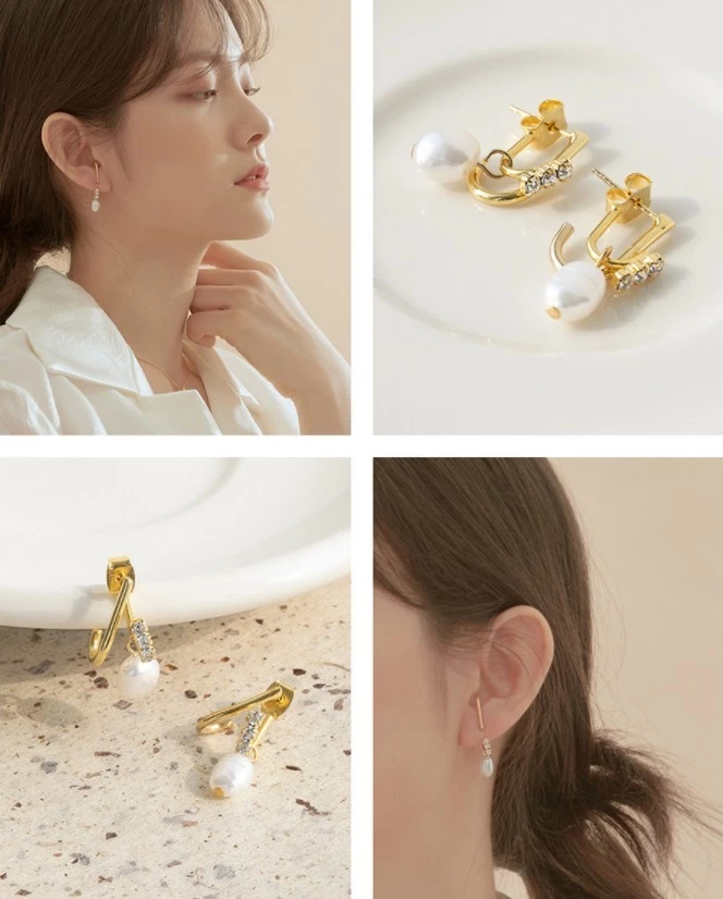 Wing Bling Earrings For Women Gold X One Size 3 Wing Bling Earrings For Women Gold X One Size