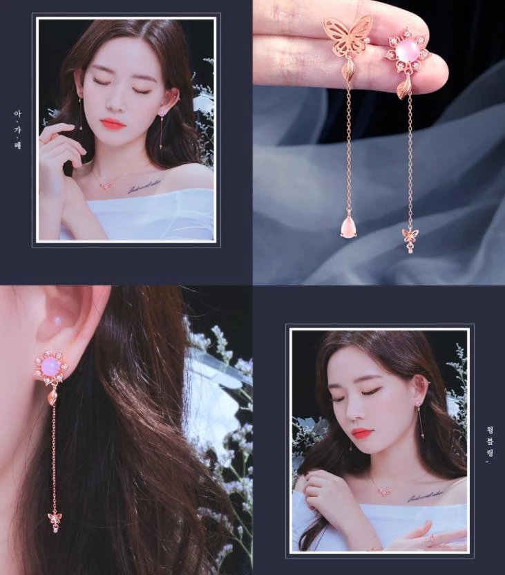 Wing Bling Earrings For Women Pink X Earring 3 Wing Bling Earrings For Women Pink X Earring