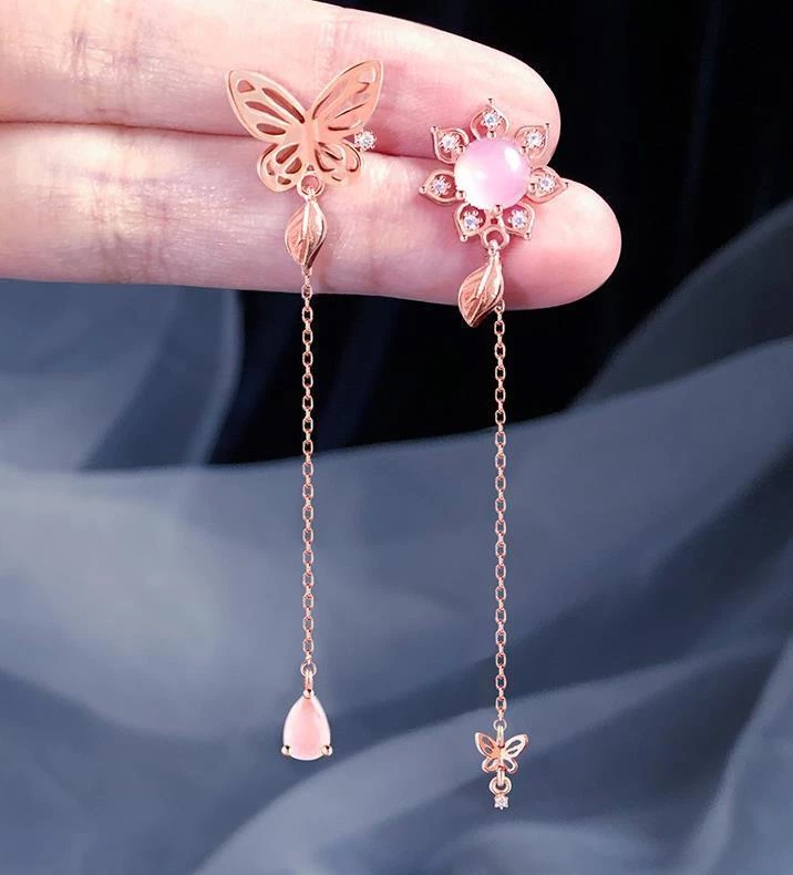 Wing Bling Earrings For Women Pink X Earring 7 Wing Bling Earrings For Women Pink X Earring - Image 5