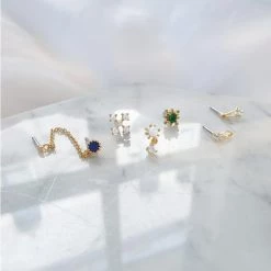 Wing Bling Earrings For Women No Color Specification X Piercing