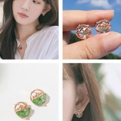 Wing Bling Earrings For Women Pink X Earring