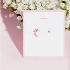 Wing Bling Earrings For Women Gold X One Size