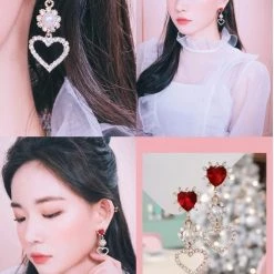 Wing Bling Earrings For Women Peach X Earring