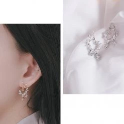 Wing Bling Earrings For Women Silver X Earrings 5 -Wing Bling Online Shop org 4784