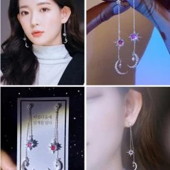 Wing Bling Earrings For Women Silver X One Size