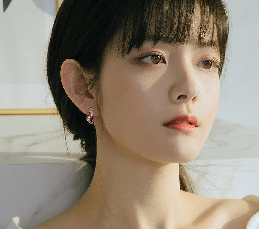 Wing Bling Earrings For Women Silver X Piercing 5 Wing Bling Earrings For Women Silver X Piercing - Image 3