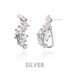 Wing Bling Earrings For Women Silver X Piercing 12 Wing Bling Earrings For Women Silver X Piercing -Wing Bling Online Shop org 4818