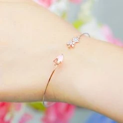 Wing Bling Bracelets For Women Pink X One Size