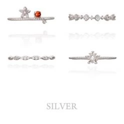 Wing Bling Rings For Women Silver X One Size -Wing Bling Online Shop org 4859